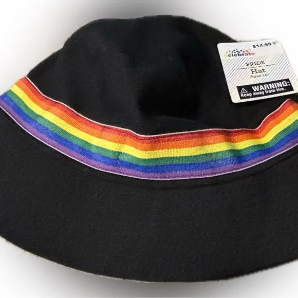Rainbow band bucket hat - Picture 8 of 8